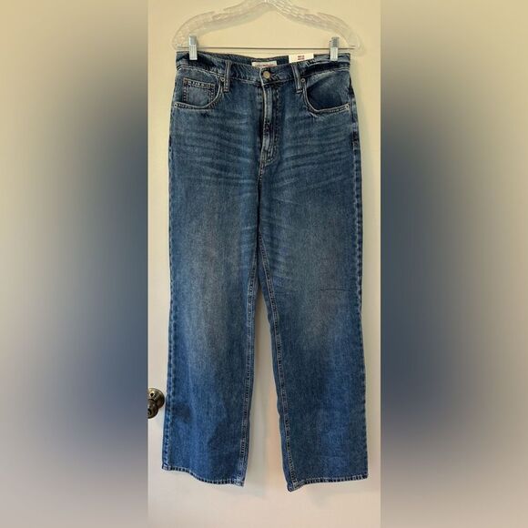 Lucky Brand High Rise Wide Leg Jeans 10/30